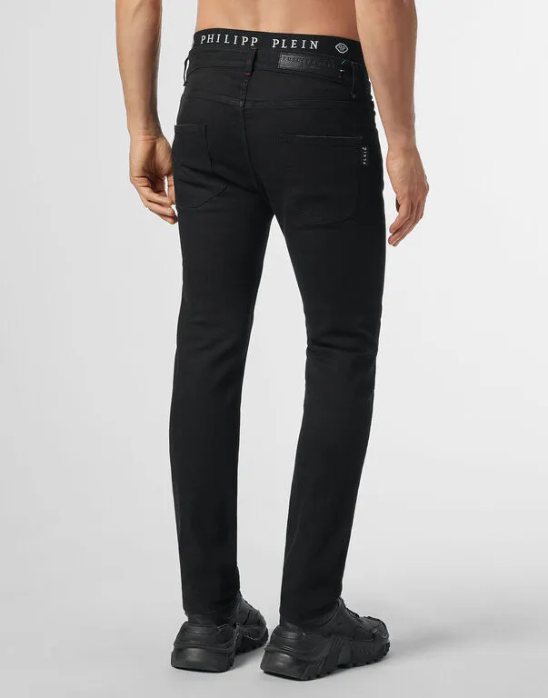 Logo Detail Jeans