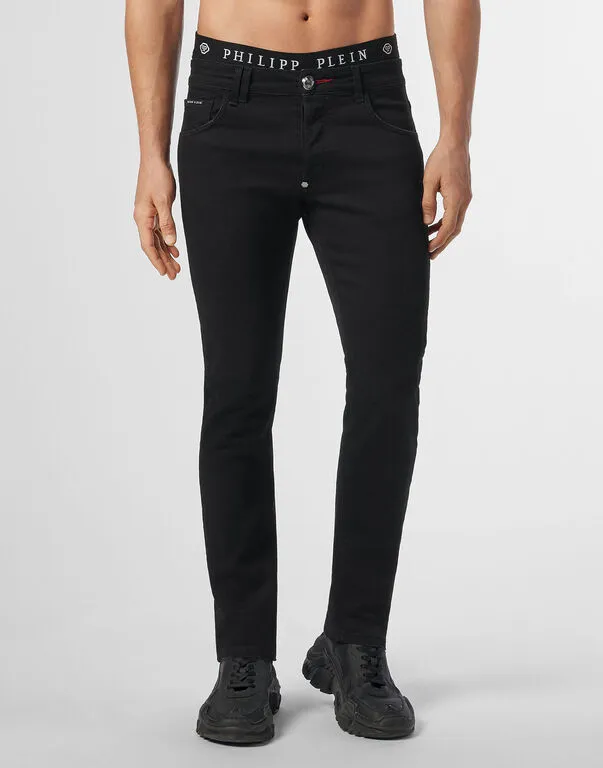Logo Detail Jeans