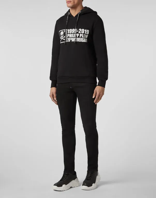 Logo Details Hooded Hoodie