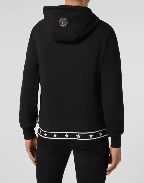 Logo Details Hooded Hoodie