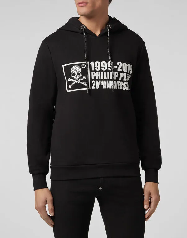 Logo Details Hooded Hoodie