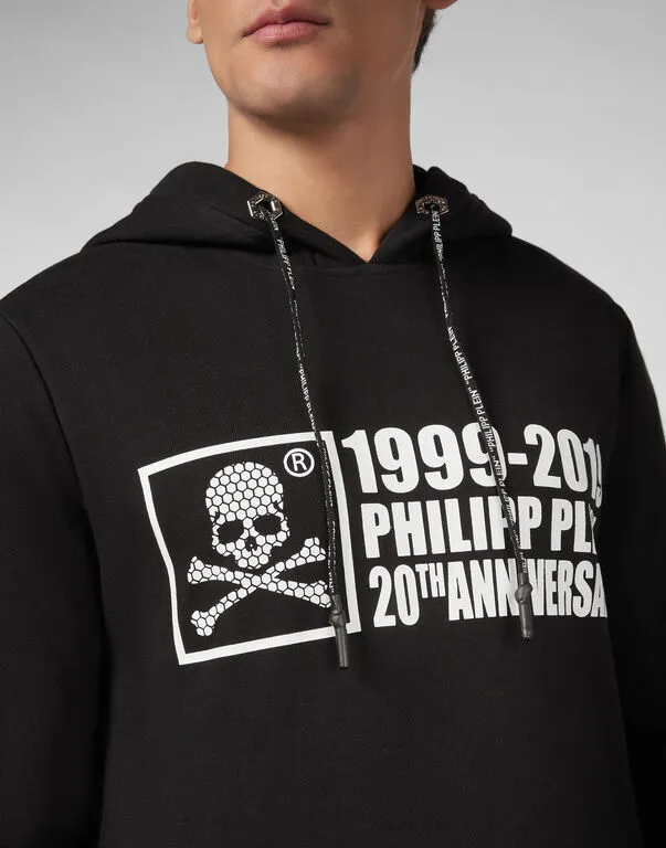 Logo Details Hooded Hoodie