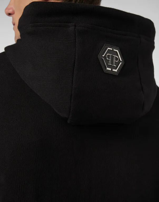 Logo Details Hooded Hoodie