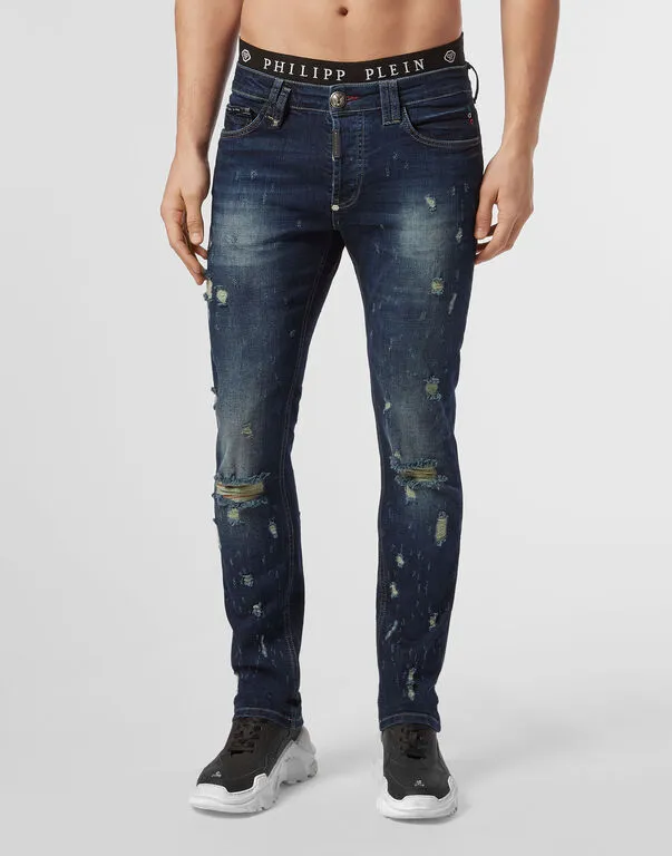 Logo Detail Jeans