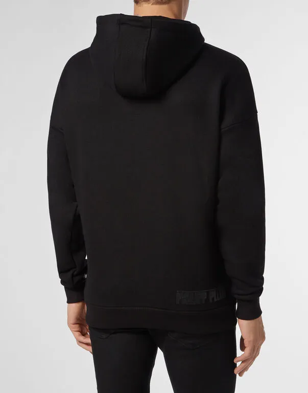 Logo Details Hooded Hoodie