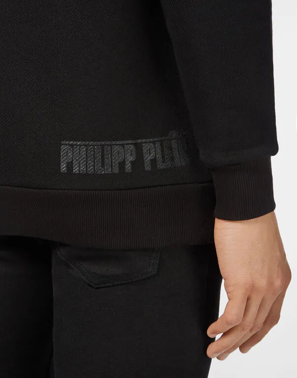 Logo Details Hooded Hoodie