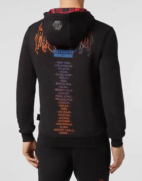 Logo Details Hooded Hoodie