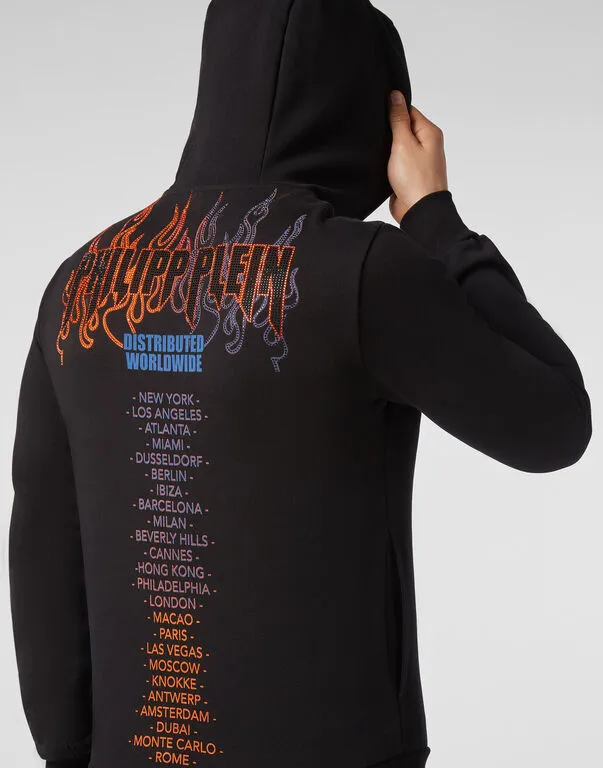 Logo Details Hooded Hoodie