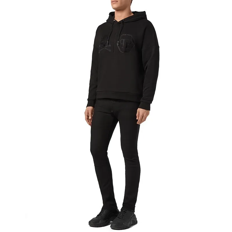 Logo Details Hooded Hoodie