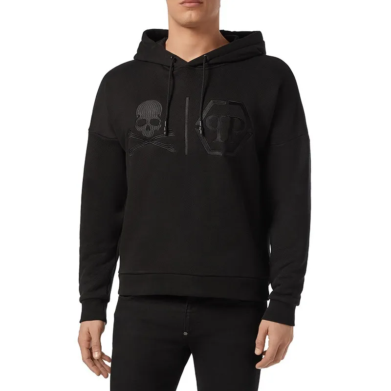 Logo Details Hooded Hoodie