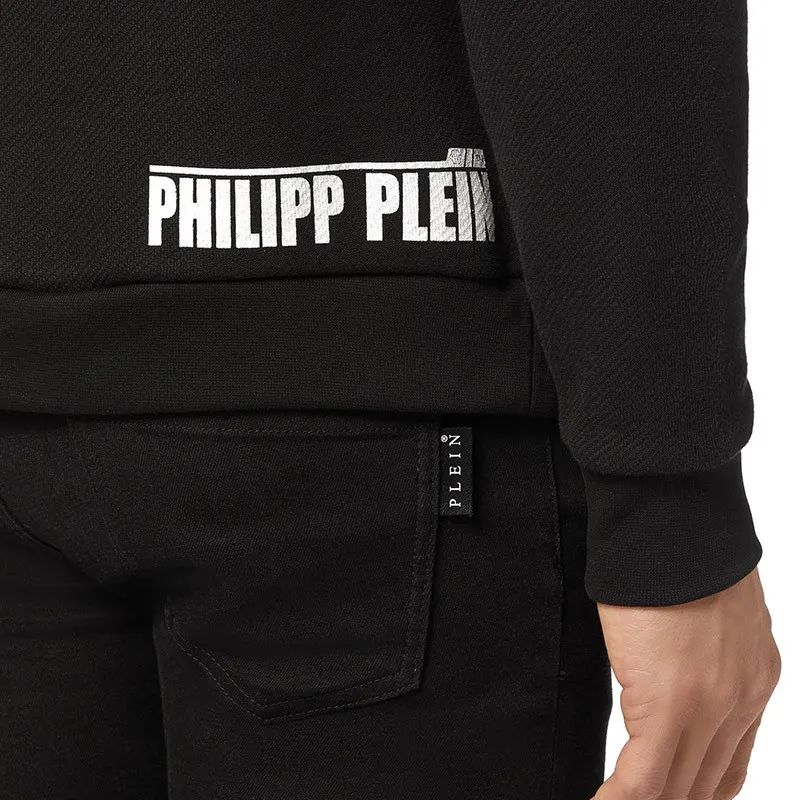 Logo Details Hooded Hoodie