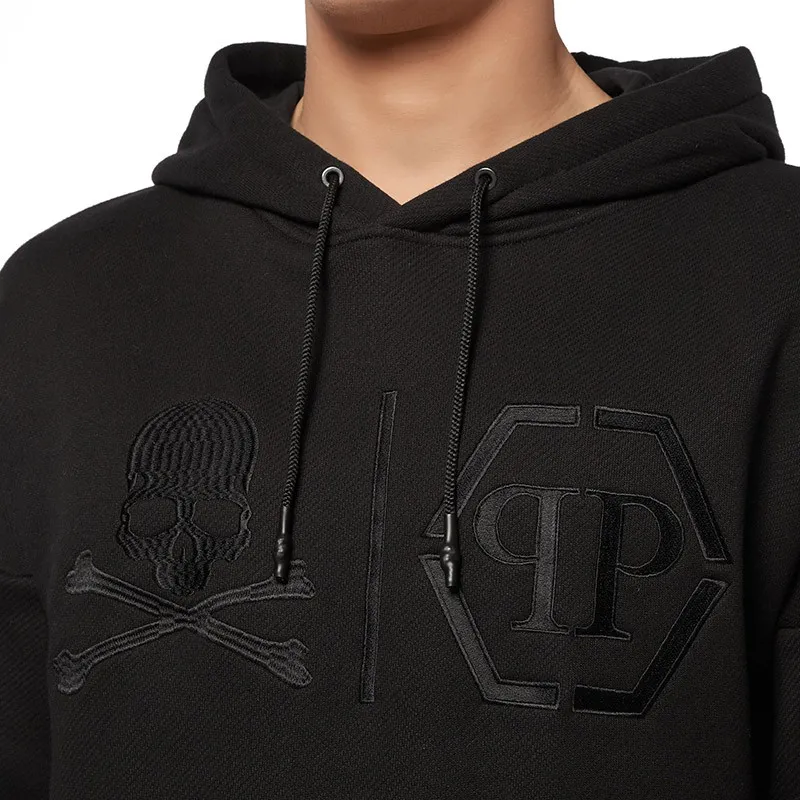 Logo Details Hooded Hoodie