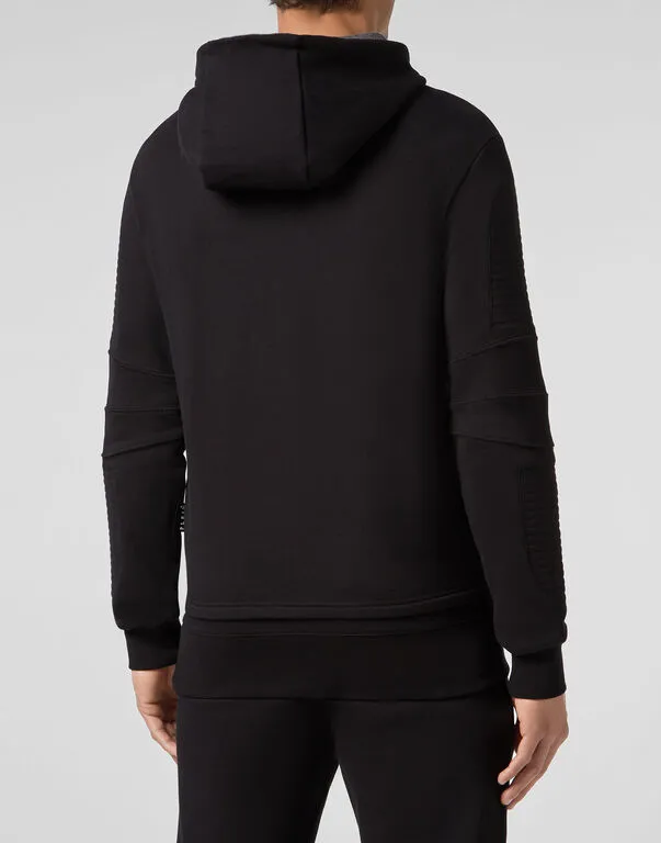 Logo Details Hooded Hoodie