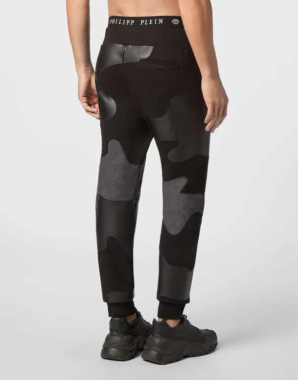 Stitching Logo Casual Sweatpants