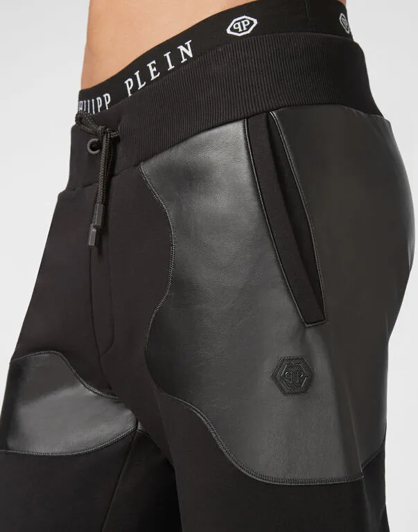 Stitching Logo Casual Sweatpants