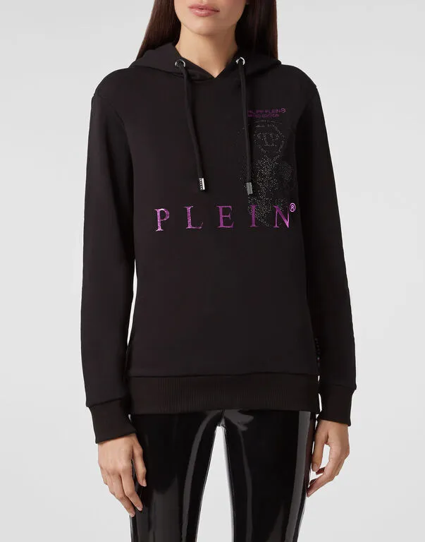 Logo Details Hooded Hoodie