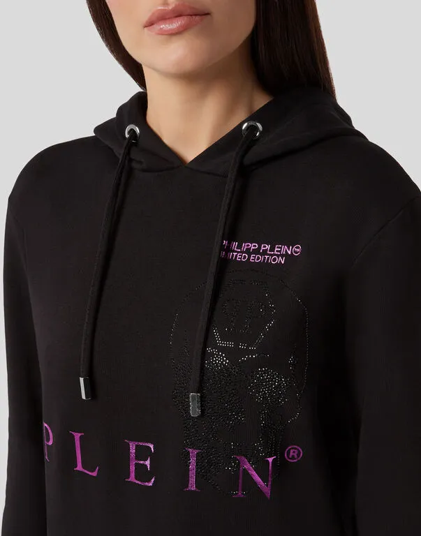 Logo Details Hooded Hoodie