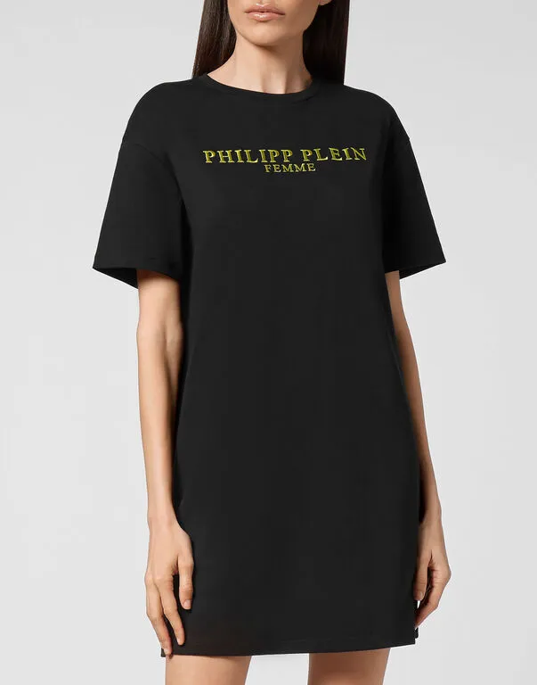 Logo Details T-Shirt Dress