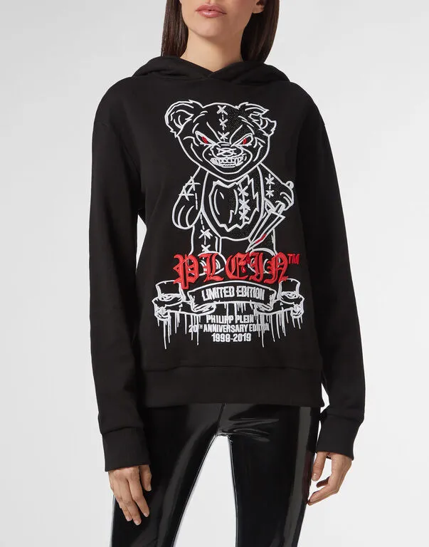 Logo Details Hooded Hoodie