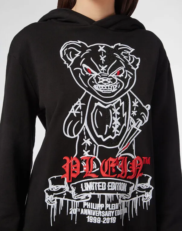 Logo Details Hooded Hoodie