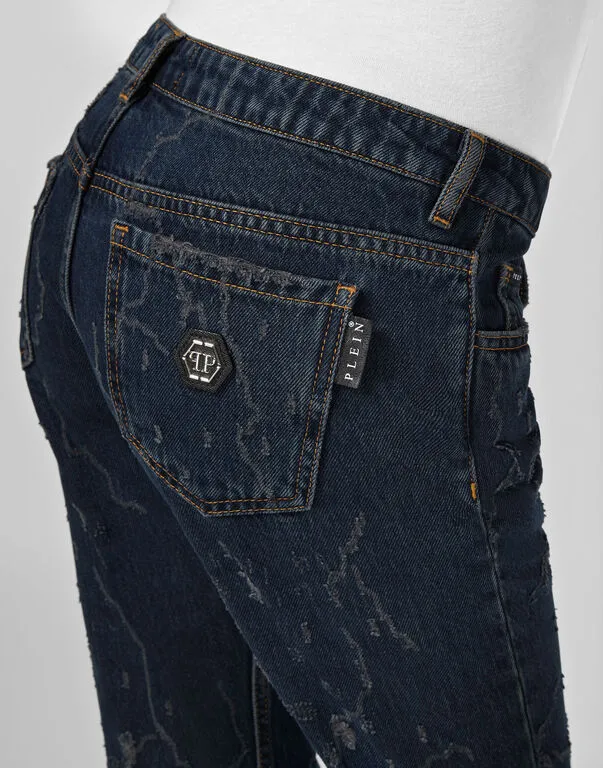 Logo Detail Jeans