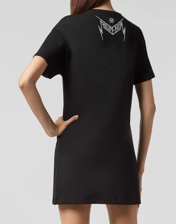 Logo Details T-Shirt Dress
