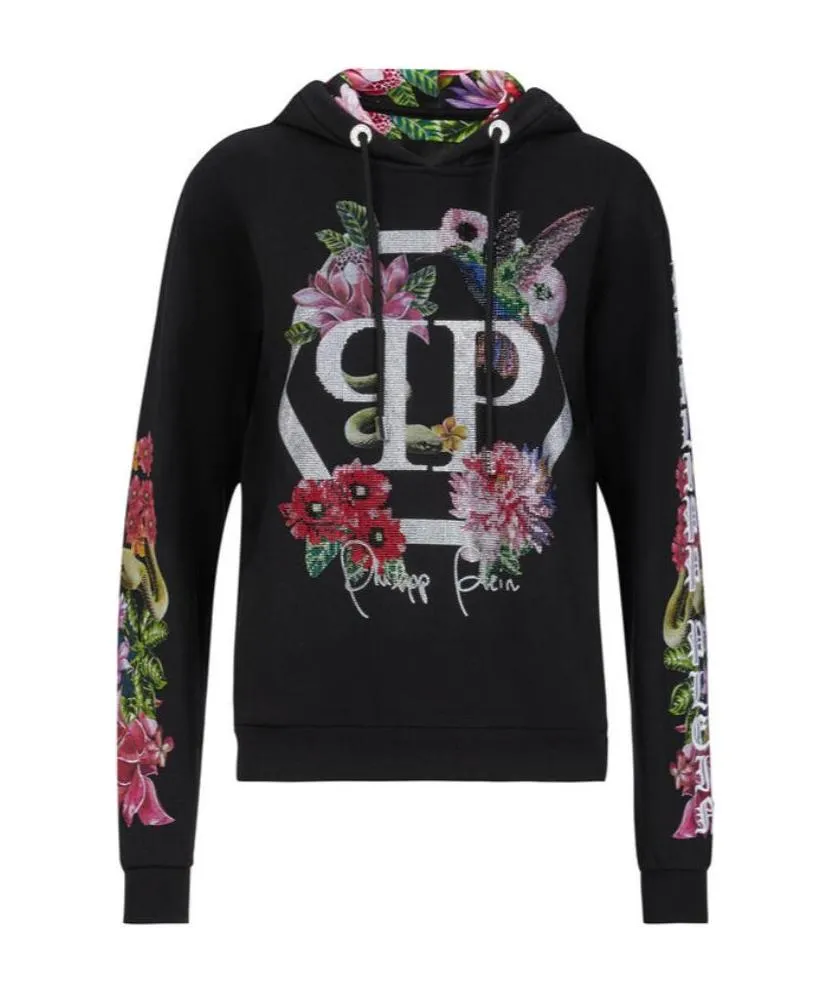 Logo Details Hooded Hoodie