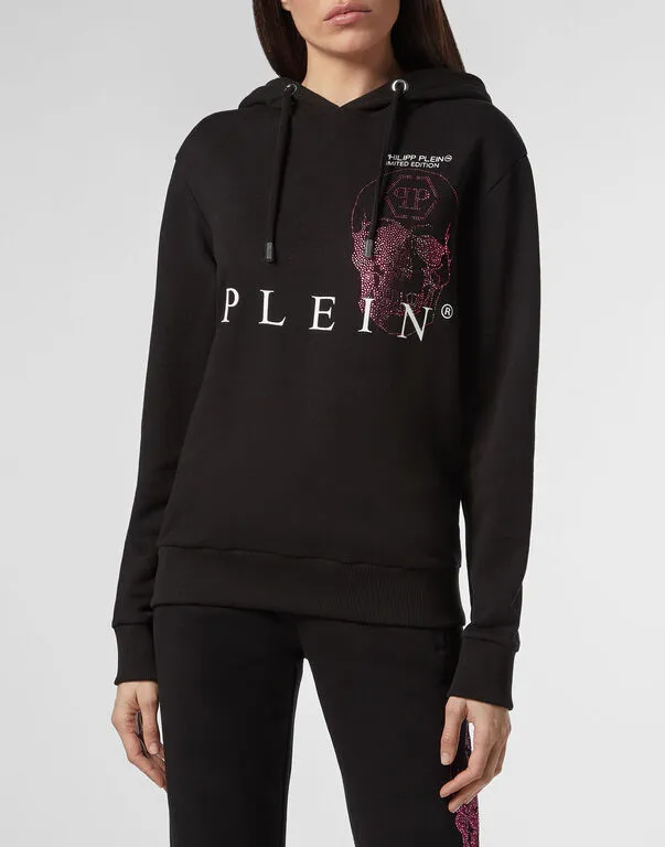 Logo Details Hooded Hoodie