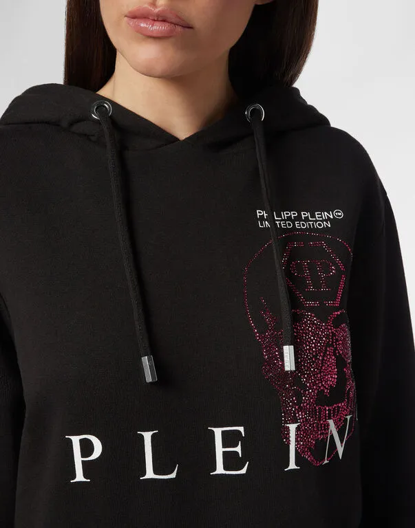 Logo Details Hooded Hoodie