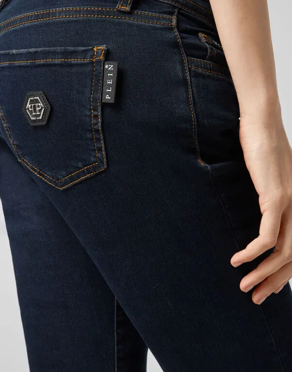 Logo Details Jeans
