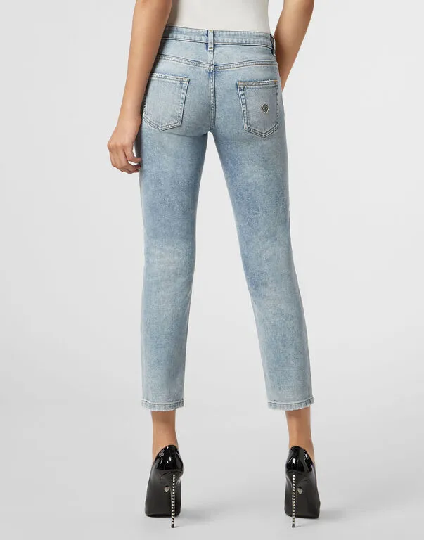 Logo Details Jeans