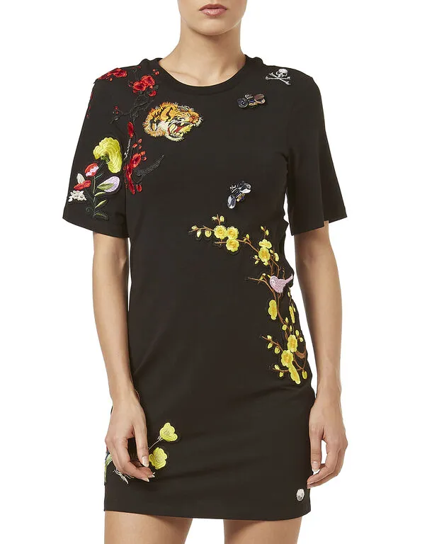 Logo Details T-Shirt Dress
