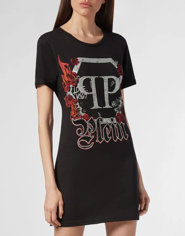Logo Details T-Shirt Dress