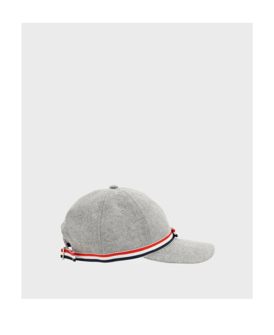 Thom Browne 4-Bar Striped Bow Baseball Cap