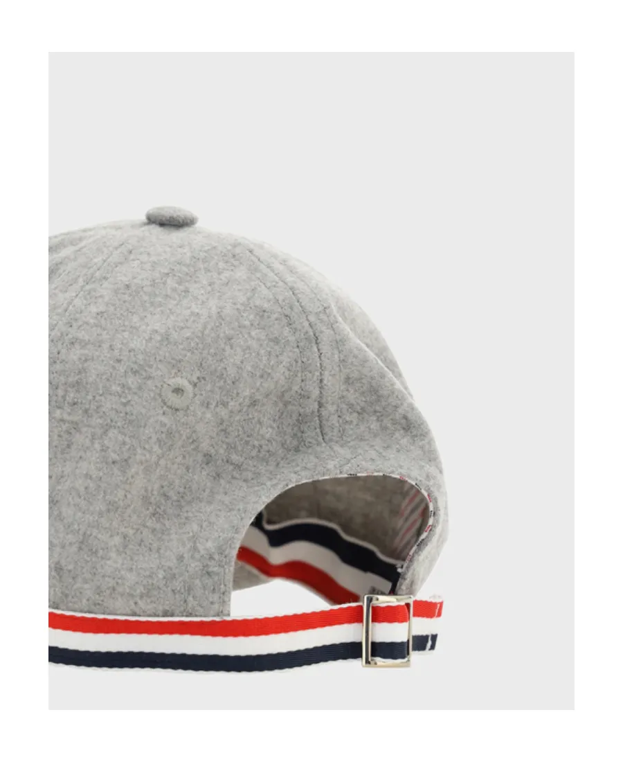 Thom Browne 4-Bar Striped Bow Baseball Cap