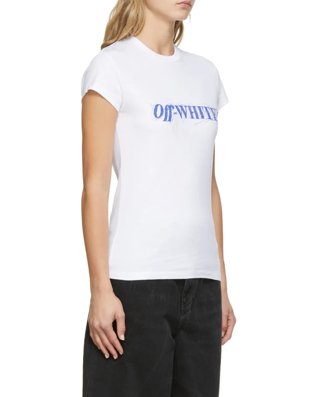 Off-White Crewneck Logo Detailed T-Shirt