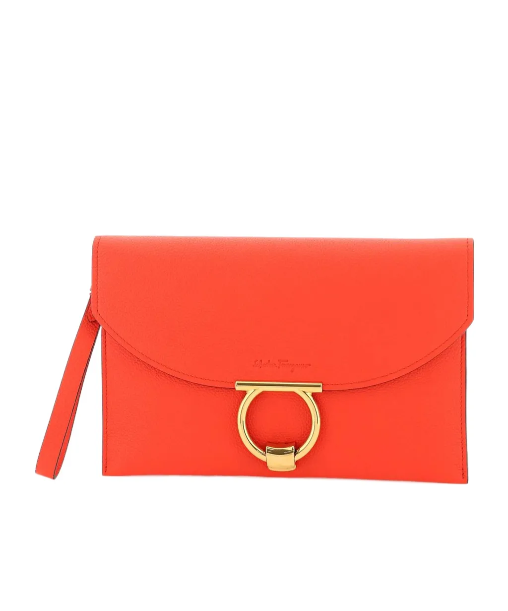 Logo Pattern Clutch
