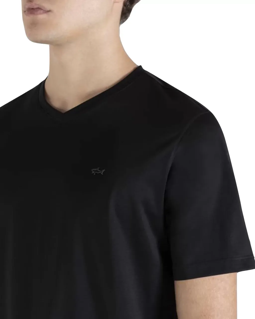 V-Collar Short-Sleeved T-Shirt