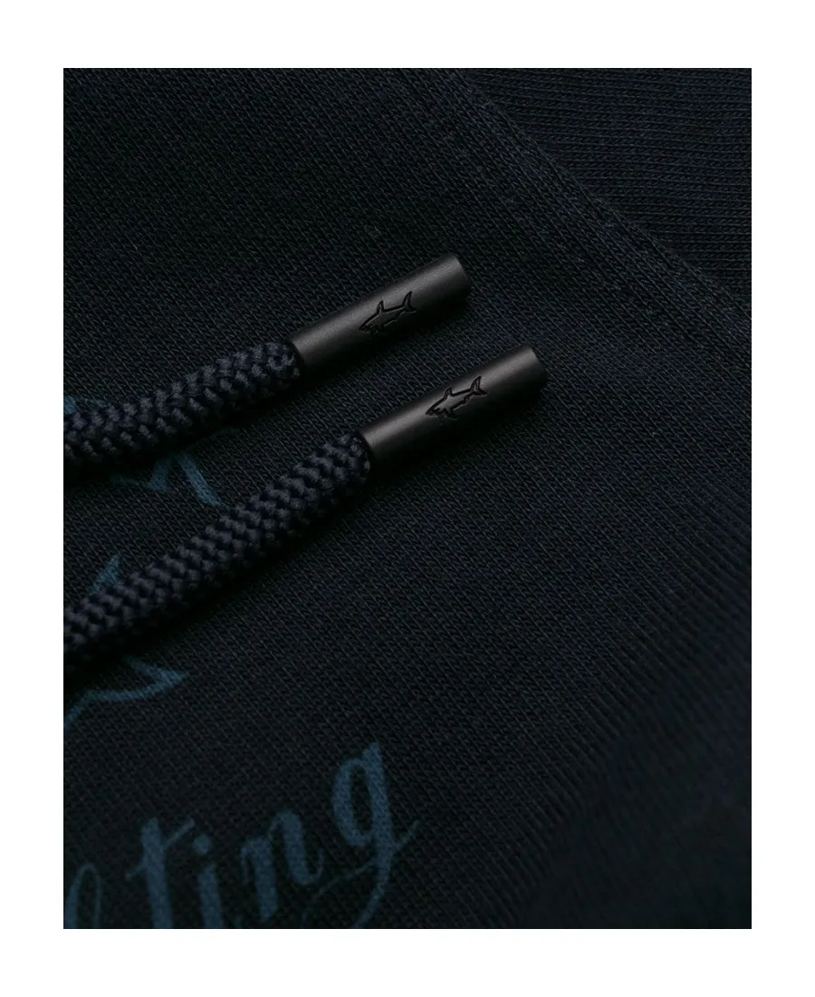 Logo Printed Hooded Casual Jacket