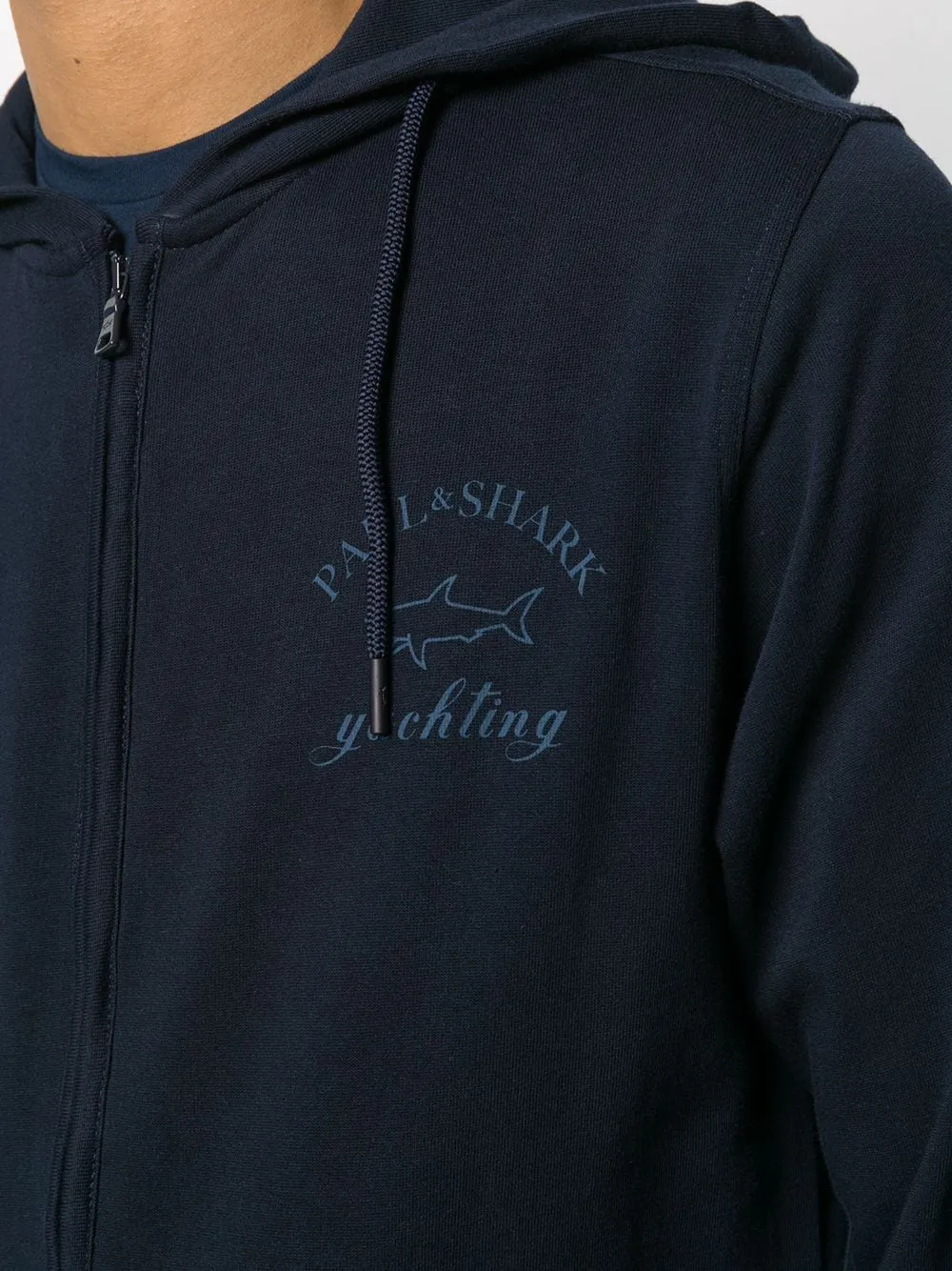 Logo Printed Hooded Casual Jacket