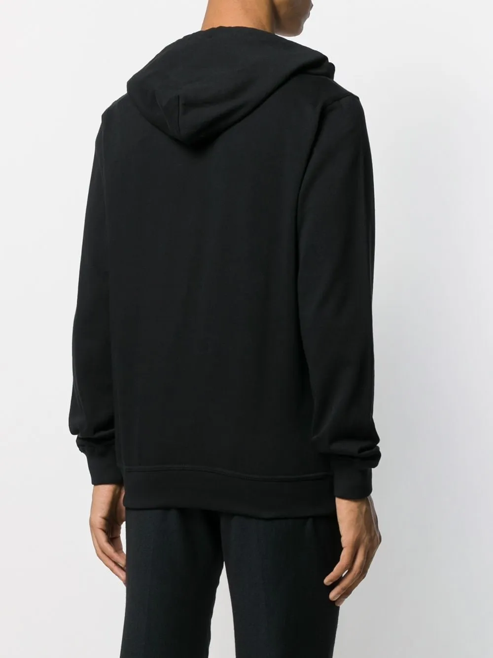 Logo Printed Hooded Casual Jacket