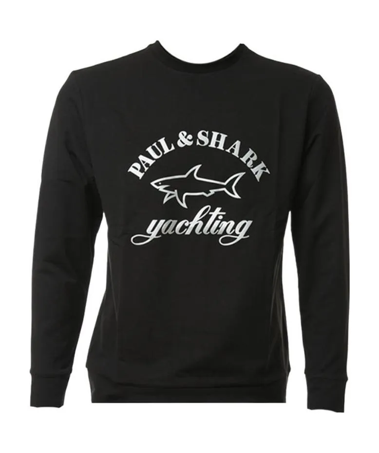 Round Collar Logo Sweater
