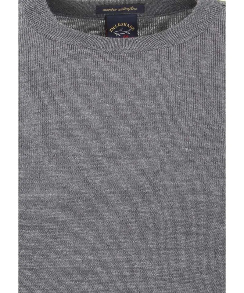 Logo-Patch Crew-Neck Jumper