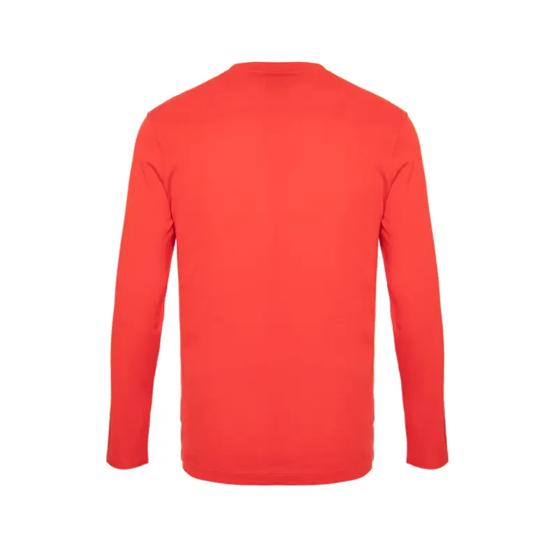 T-Shirt With Round Neck And Long Sleeves