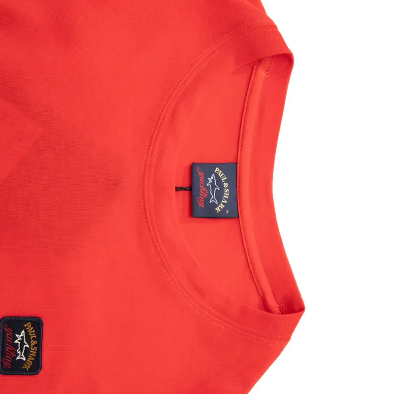 T-Shirt With Round Neck And Long Sleeves