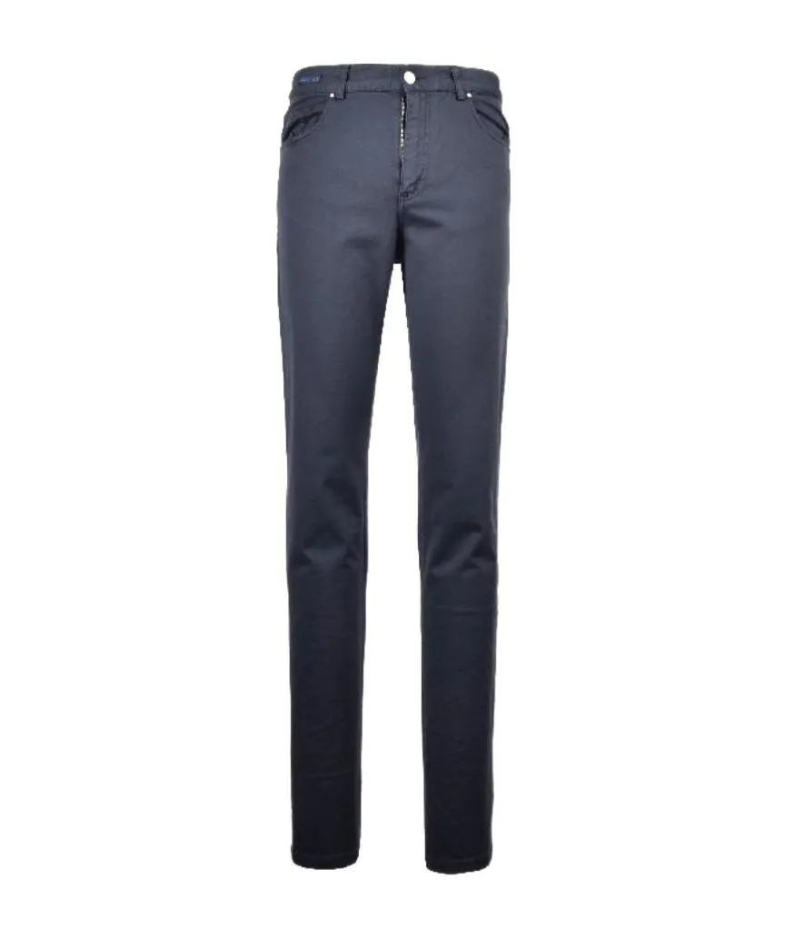 Navy Blue Logo Jeans