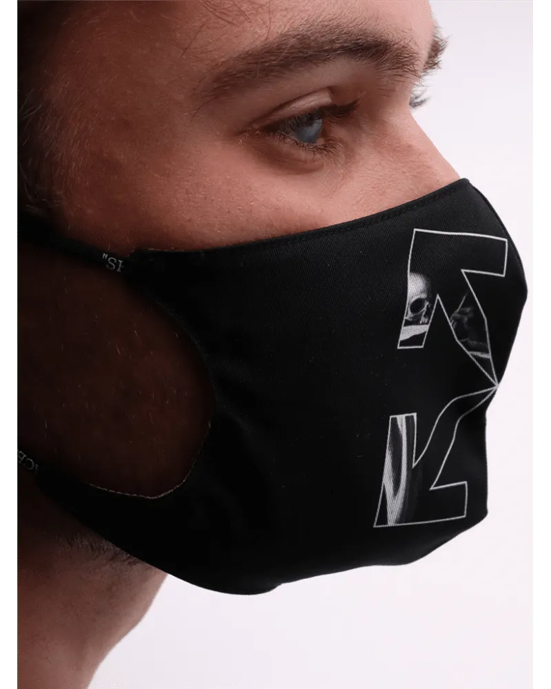 Off-White Caravaggio Arrow Printed Face Mask