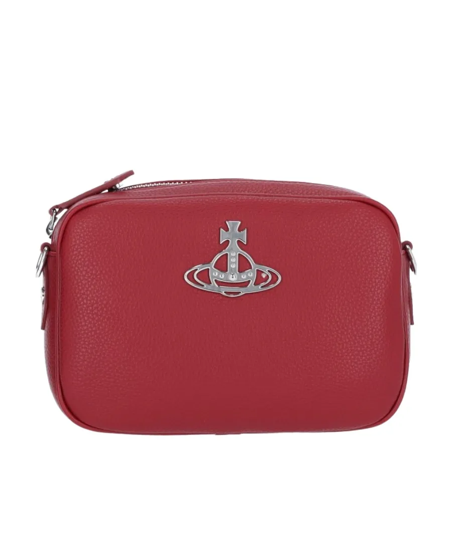 Anna Orb-Plaque Crossbody Bag