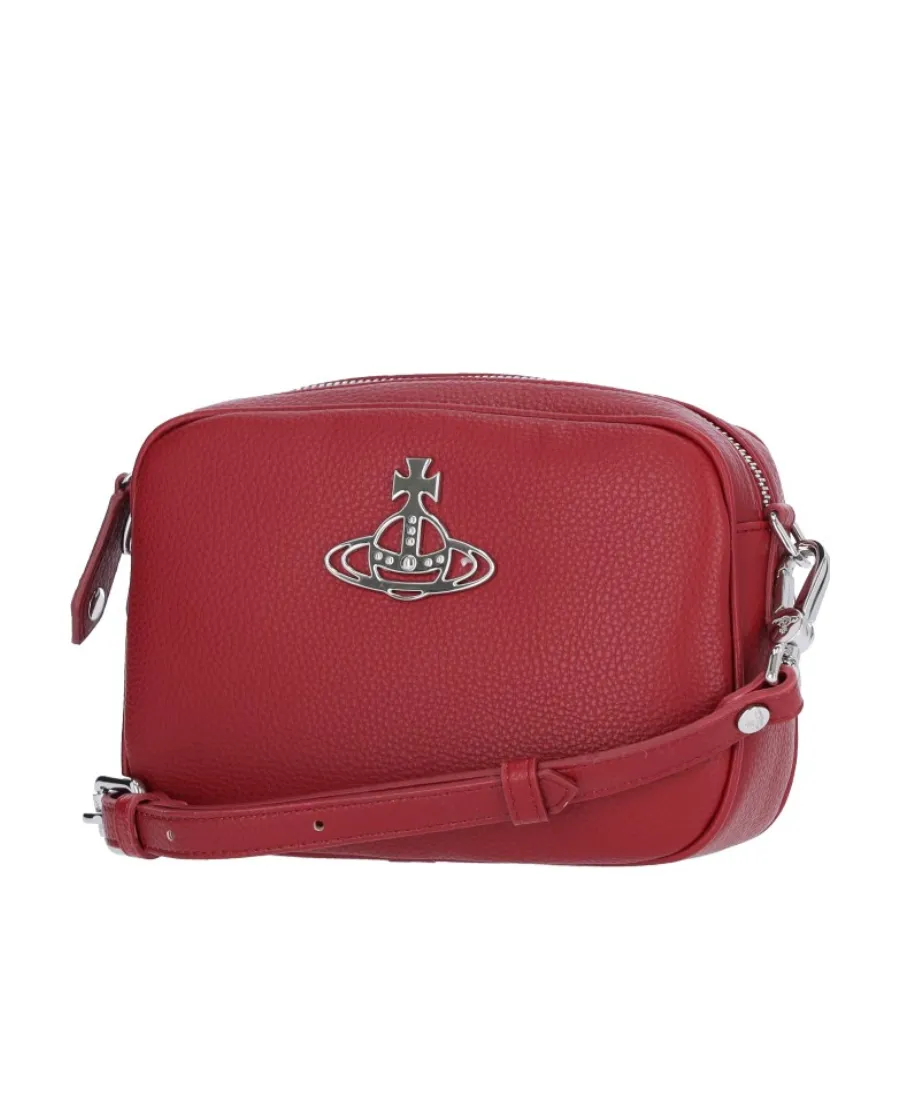 Anna Orb-Plaque Crossbody Bag