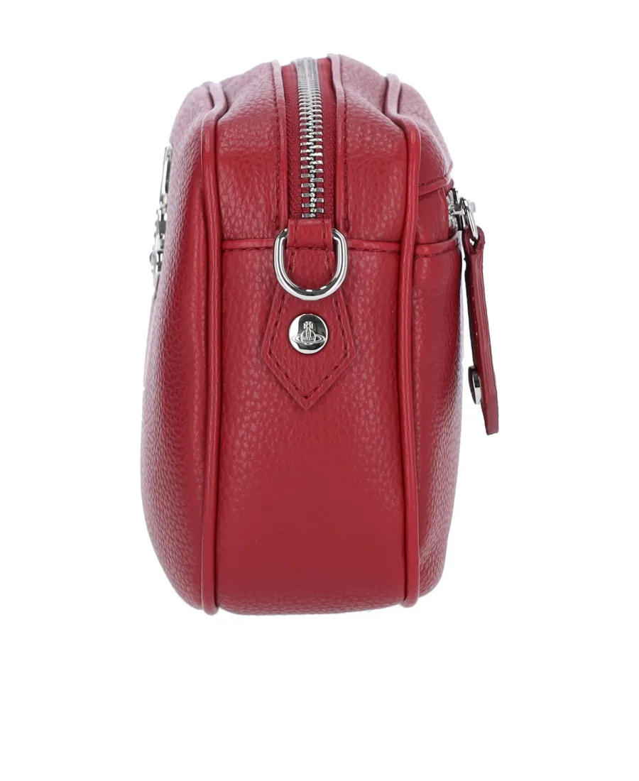 Anna Orb-Plaque Crossbody Bag
